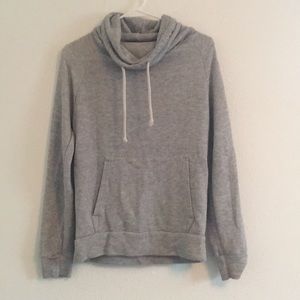 Grey Turtleneck Sweatshirt